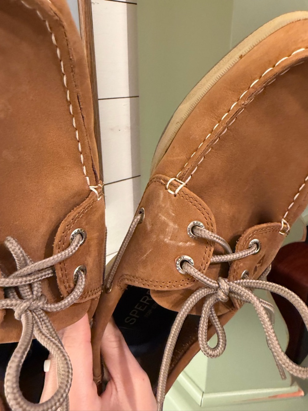 Sperry Top-Sider Men’s Leather Boat Shoes Size 11.5 - Picture 4 of 7